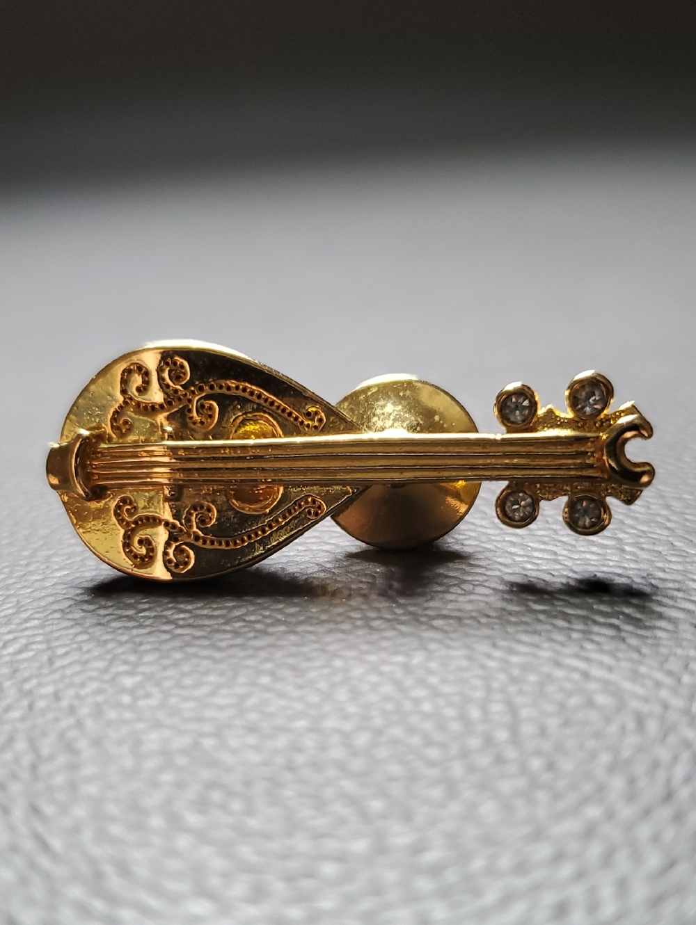 Vintage Mandolin Tie Tack Pin
